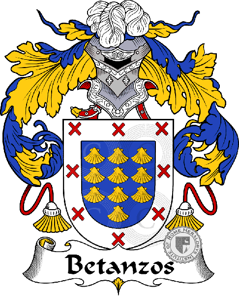 Coat of arms of family Betanzos