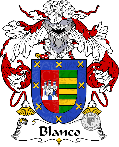 Coat of arms of family Blanco