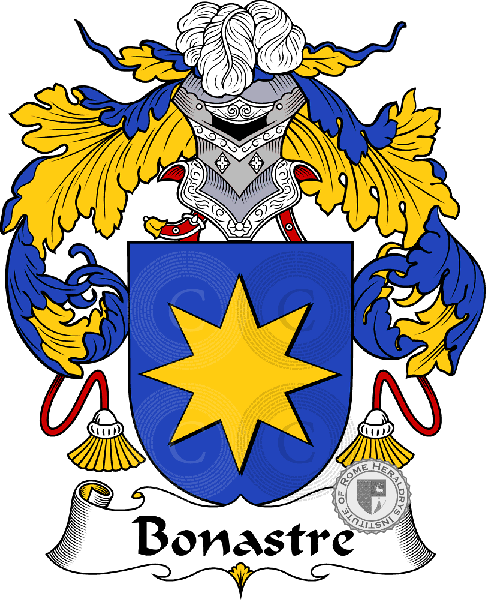 Wappen der Familie Bonastre   ref: 36521