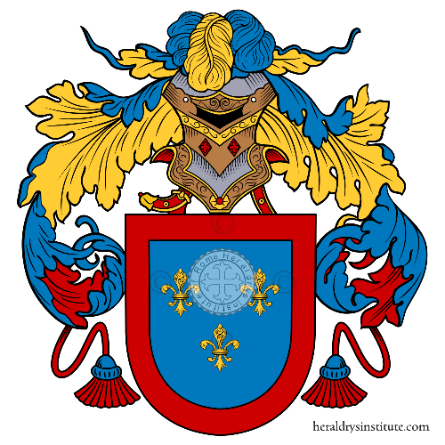 Coat of arms of family Borbón