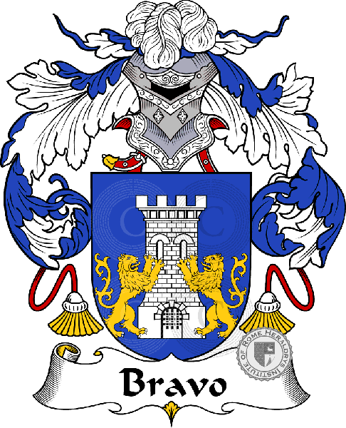 Wappen der Familie Bravo   ref: 36535