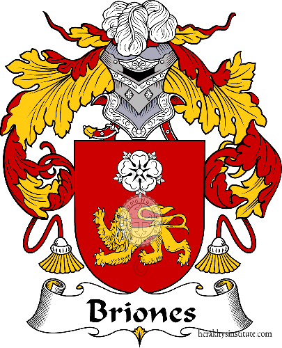 Escudo de la familia Briones   ref: 36537