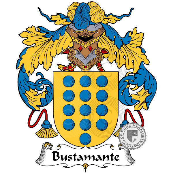 Wappen der Familie Bustamante   ref: 36544