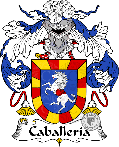 Escudo de la familia Caballería   ref: 36549