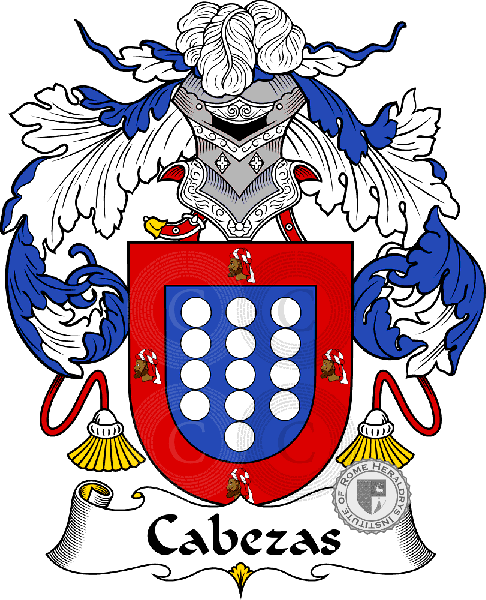 Escudo de la familia Cabezas   ref: 36555