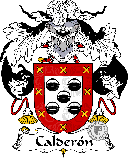 Escudo de la familia Calderón II   ref: 36568