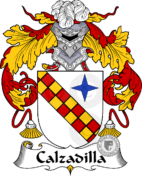 Coat of arms of family Calzadilla   ref: 36577