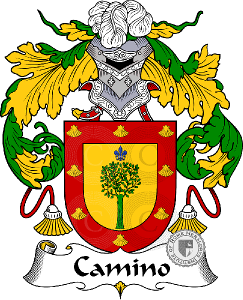 Coat of arms of family Camino   ref: 36582