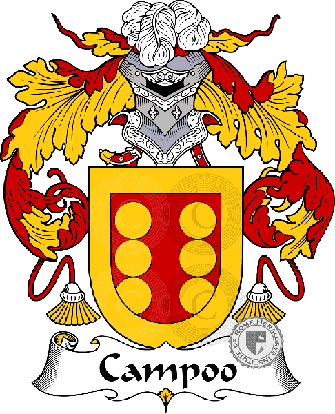 Wappen der Familie Campoo   ref: 36586