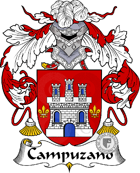 Coat of arms of family Campuzano