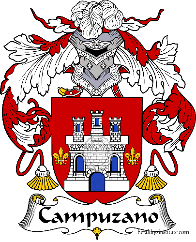 Coat of arms of family Campuzano   ref: 36589
