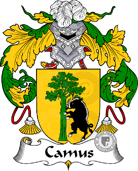 Coat of arms of family Camus