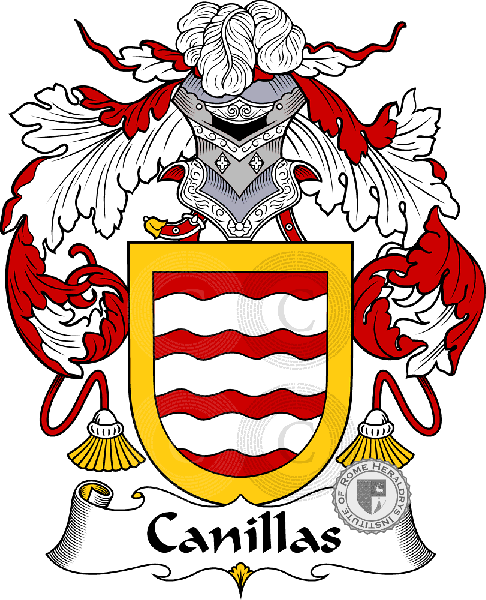 Coat of arms of family Canillas   ref: 36594