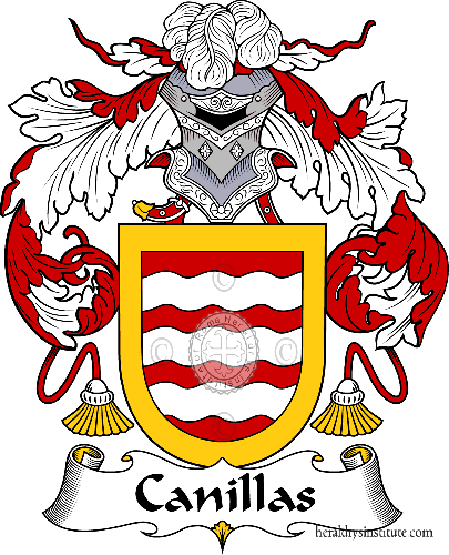 Coat of arms of family Canillas