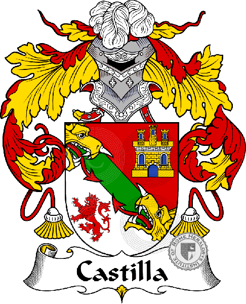 Coat of arms of family Castilla