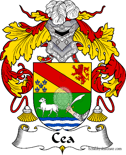 Coat of arms of family Cea