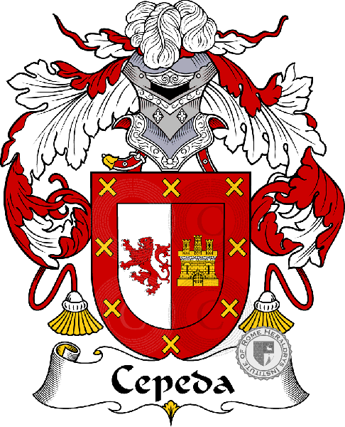 Coat of arms of family Cepeda