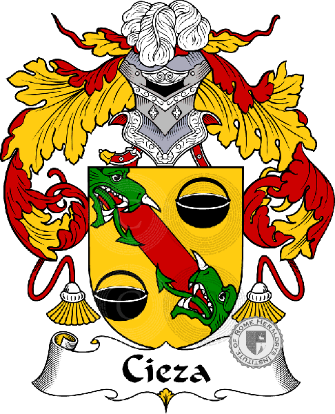 Coat of arms of family Cieza