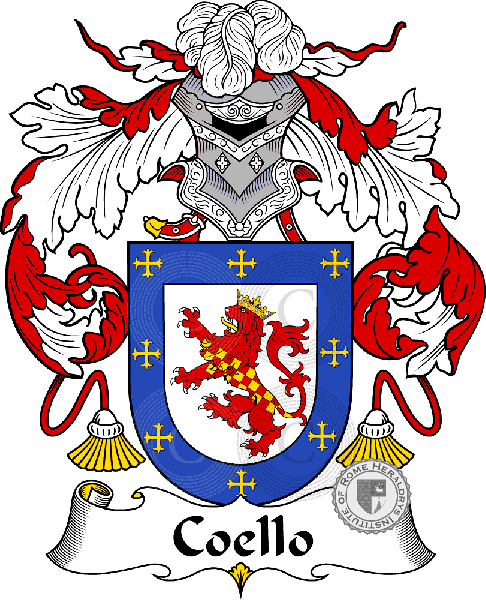 Coat of arms of family Coello