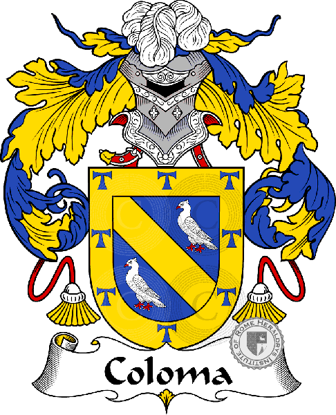 Wappen der Familie Coloma