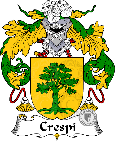 Coat of arms of family Crespi