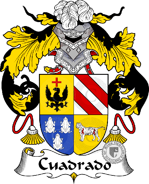 Coat of arms of family Cuadrado