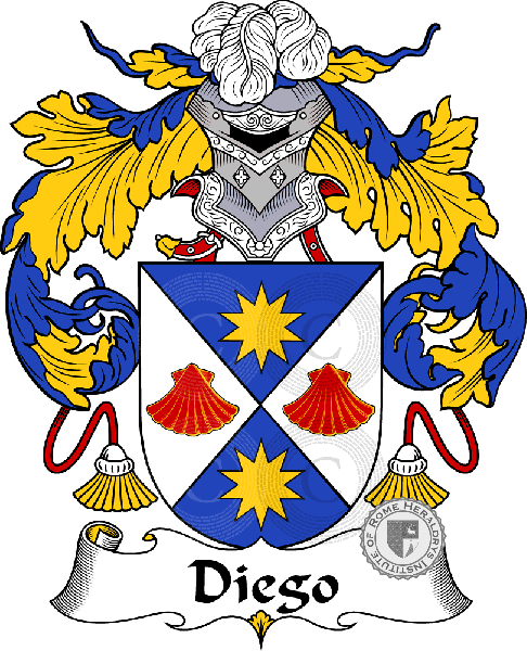 Coat of arms of family Diego