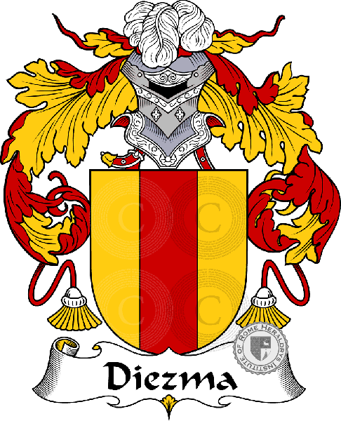 Coat of arms of family Diezma