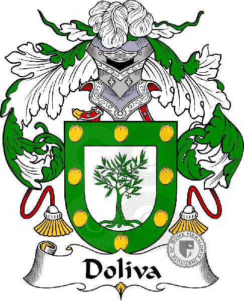 Coat of arms of family Doliva