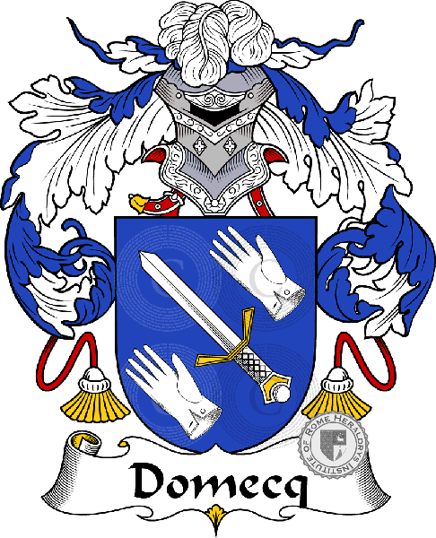 Coat of arms of family Domecq