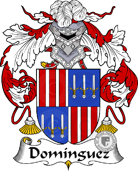 Coat of arms of family Dominguez