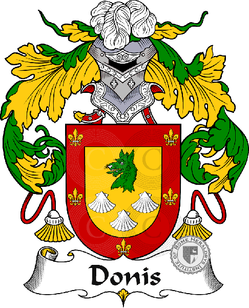 Coat of arms of family Donis