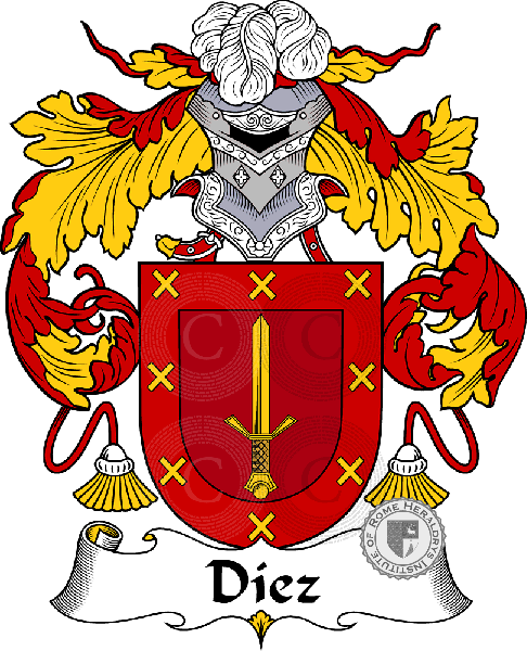 Coat of arms of family Diez