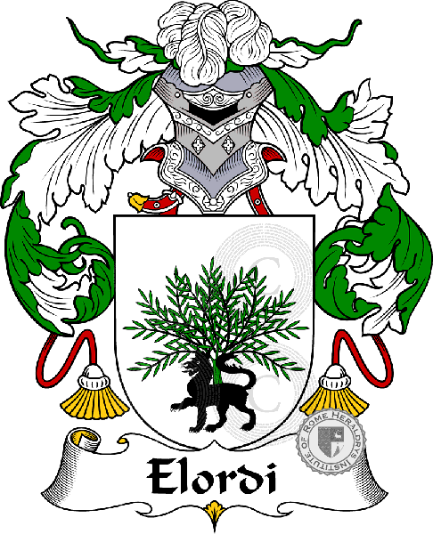 Escudo de la familia Elordi
