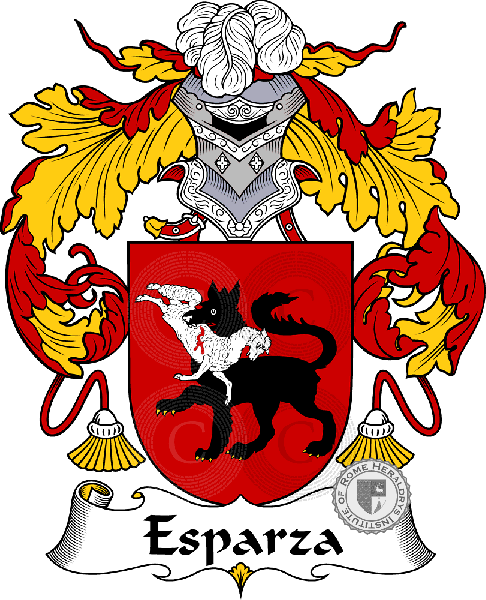Coat of arms of family Esparza