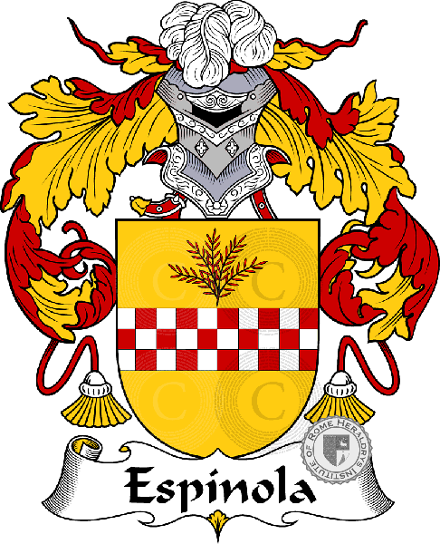 Coat of arms of family Espínola