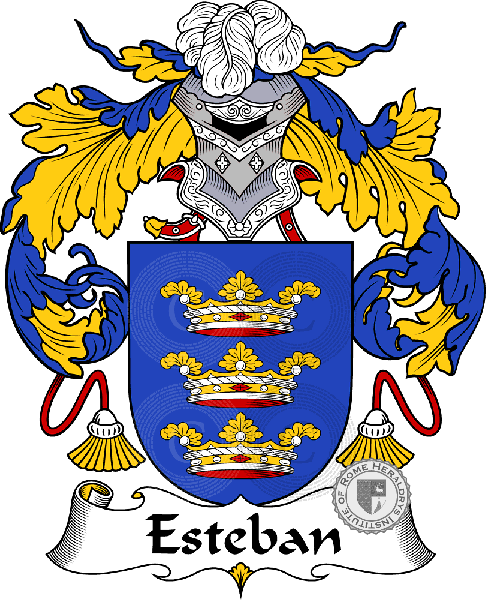 Coat of arms of family Esteban