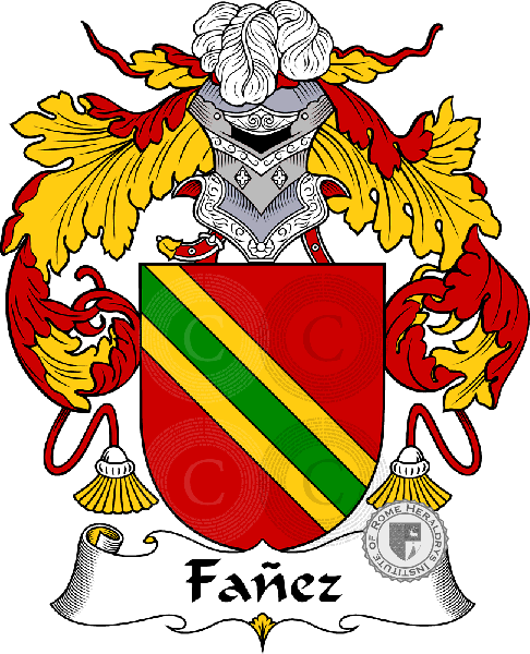 Wappen der Familie Fañez