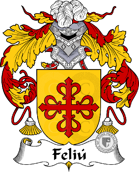 Coat of arms of family Feliu