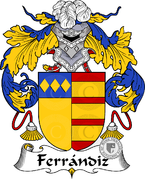 Coat of arms of family Ferrándiz