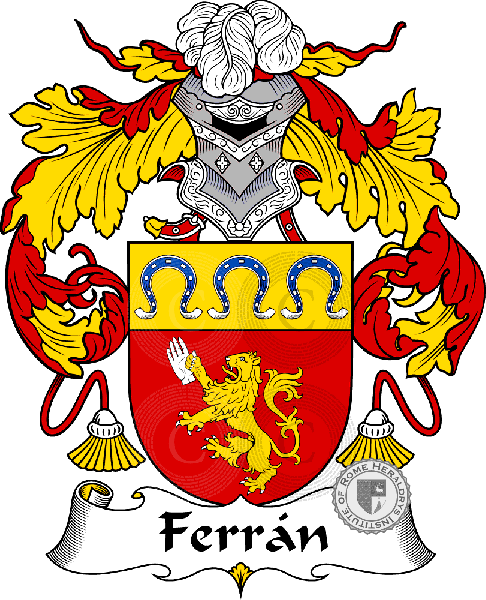 Coat of arms of family Ferrán