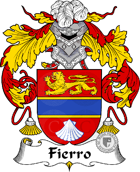 Coat of arms of family Fierro