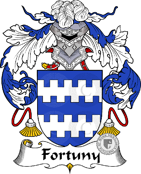 Coat of arms of family Fortuny