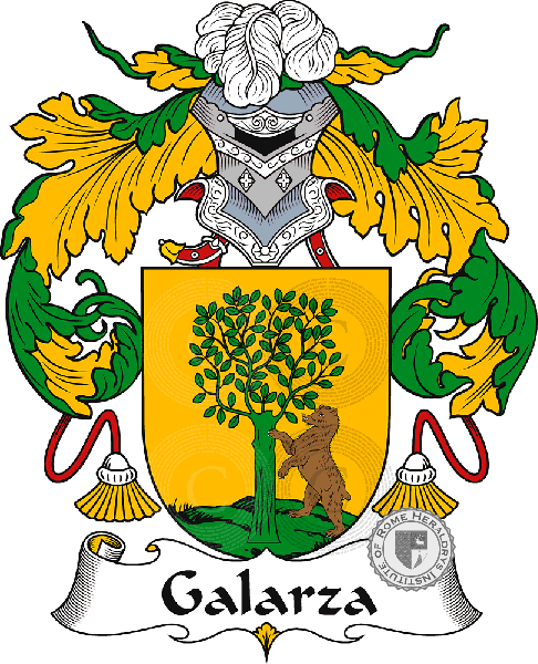 Coat of arms of family Galarza
