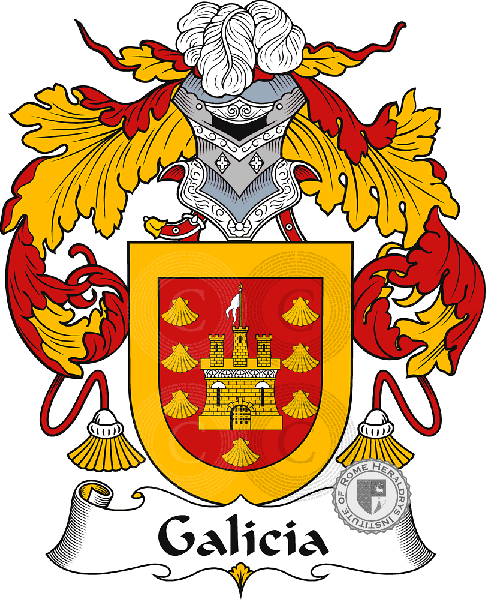Stemma della famiglia Galicia