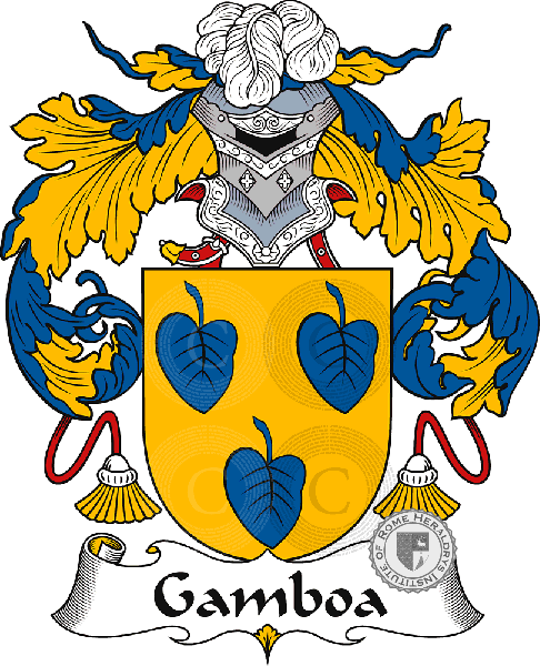 Escudo de la familia Gamboa   ref: 36921