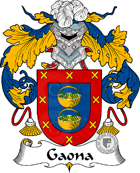 Coat of arms of family Gaona