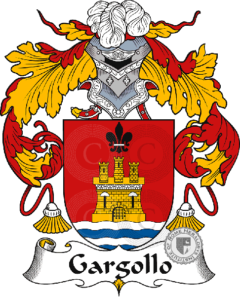 Coat of arms of family Gargollo