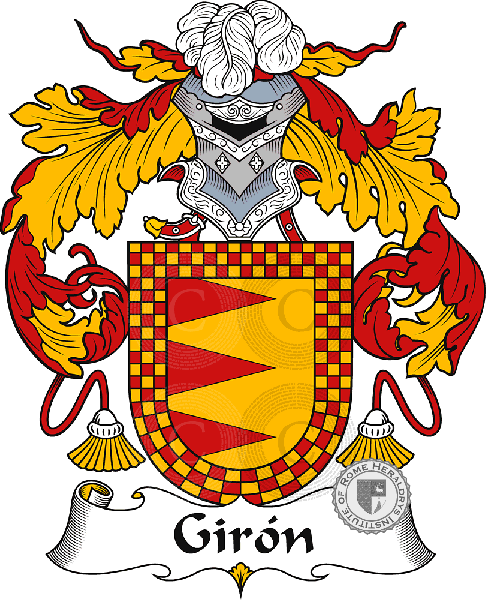 Coat of arms of family Girón
