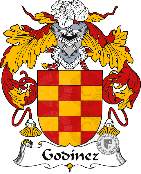 Coat of arms of family Godínez